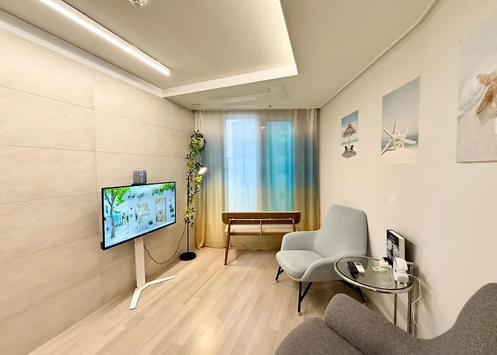 Gwanganli 봄 하우스 # 무료주차 *